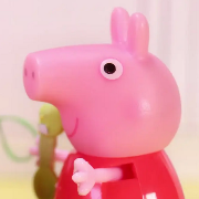 粉红小猪玩具头像