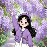 天选发财之女头像