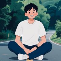 三次元白色月光头像