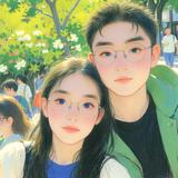 眯眯的兔子头像