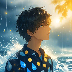 寒金秋雨头像