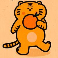 一只卷毛的黑猫头像